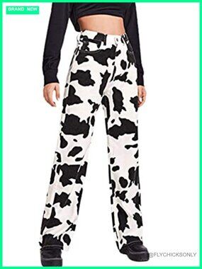 Women's High Waisted Skinny Straight Leg Jeans Color Block Denim Pants
